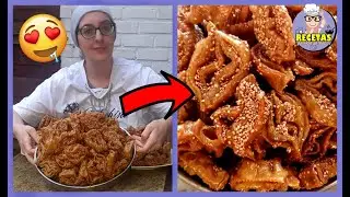 CHEBAKIA! SIN amasar SIN ingredientes CAROS.  Ideal Para PRINCIPIANTES!  DULCE DE RAMADÁN