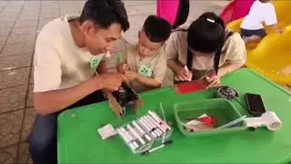 HỘI THI CHA MẸ ĐỒNG HÀNH CÙNG CON, CỦA TRƯỜNG MẦM NON NINH BÌNH, XÃ VĨNH PHƯỚC, TỈNH CÀ MAU TỔ CHỨC