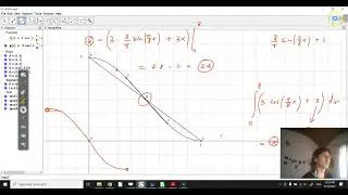 Calcolo di area usando gli integrali (problema dello scivolo); primitive che sono funzioni composte