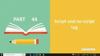 HTML Tutorial in HINDI [Part 44]Script & no-script tag in HTML| Learn to Design Website