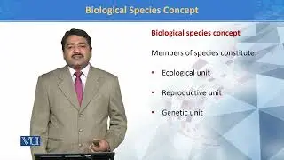Biological Species Concept | Principles of Systematics | ZOO511T_Topic021