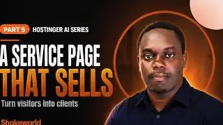 5 | Design a Service Page That Sells | Hostinger AI Website Builder Tutorial