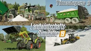 CLAAS Kalk Sauerei mit @TheCamPeRYT! 🚜💨 BESUCH in einem KALKWERK!🤩|[LS19] - Timelapse #3 Hof Bergmann