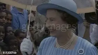 Grenada welcomes Queen Elizabeth II, Caribbean Royal Tour 1985