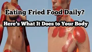 What Happens When You Eat Fried Food Every Day?#FriedFood#HealthyEating#FoodFacts#UnhealthyFood