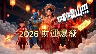 2026 眾神撐腰 🙏 跨年深夜的溫柔接引：縫合心靈的傷痕 祈願台北街頭平安 ✨ #2026 #眾神撐腰 #天公伯 #媽祖 #太子爺 #財神爺
