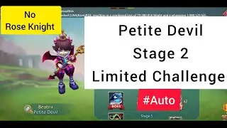 Petite devil Stage 2 Auto | No Rose Knight | F2p heros | Beatrix | Trick vs Trick | LordsMobile