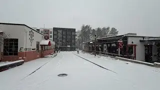 Snow-covered GA: The Works, High Street, Interlock