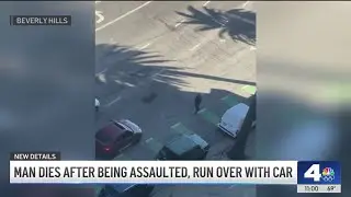 Man dies after being attacked with metal object and run over in Beverly Hills