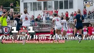 Keene State Women's Soccer Highlights vs. Eastern Connecticut 9/13/2025