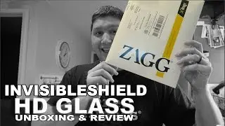 Zagg InvisibleShield HD Glass Unboxing and Quick Review! Apple iPhone 6s Plus