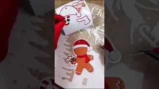 DIY Gingerbread Ornaments with Stickers | Fun Craft for Kids | Santa's Workshop