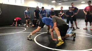 AWA Practice: Christian Pagdilao Front Headlock