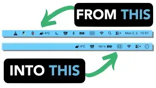 Mac Menubar SETTINGS that makes a DIFFERENCE