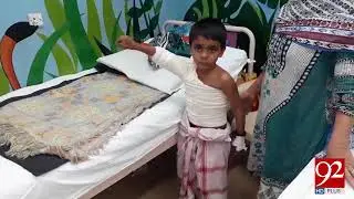 There is no official burn center across the Sindh to deal with any critical situation