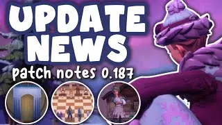 PALIA UPDATE 0.187: New furniture customisations, Gameboard furniture and CURTAINS!