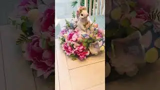 Spring Bunny Centerpiece #southerndecor #spring #Easter