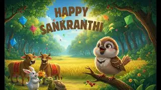 A Tiny Bird&rsquo;s Big Sankranthi | Kids Stories | Fun Stories for Little Hearts 💛