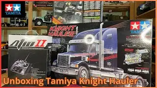 Projet Over the top. Unboxing  rc tamiya truck 1/14. Knight Hauler. Francais.