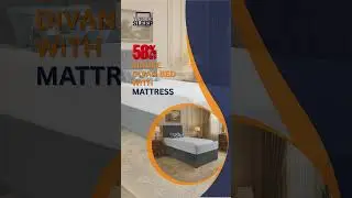 Single Divan Bed with Mattress | Tender Sleep | Compact, Comfortable & Stylish