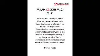 Cayman Aids Foundation Run2Zero Walk Run 2024 #CAF #stopdiscrimination