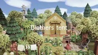 木々に囲まれた博物館テント | Blathers tent | Speed Build | Animal Crossing New Horizons | あつ森