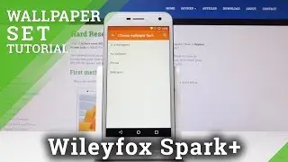 How to Change Wallpaper in Wileyfox Spark+ - Update Home Screen