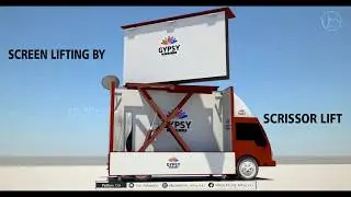 Digital LED Advertising Vehicle | 3D Animation Demo | Vm Artworks | 2020
