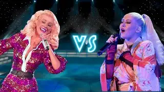 Christina Aguilera: Back To Basics Tour VS The X Tour Belting Battle!