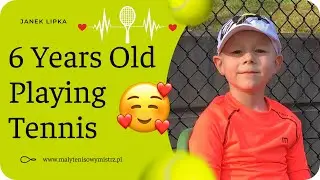 6 Years Old Tennis Player Janek Lipka