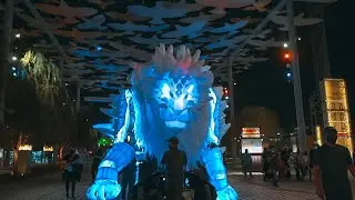 Walking in the EXPO DUBAI 2020 , 4K , ASMR