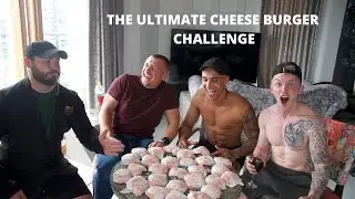 The ULTIMATE CHEESE BURGER CHALLENGE (Nile Wilson, Ash Watson, Stef Mannion)