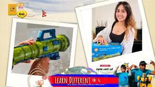Best Toy Bubble Maker Gun | Learn See Different | Kids Diary Nepali