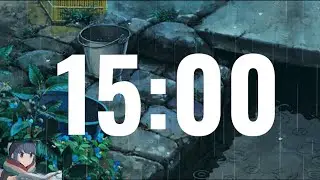 15-minute aesthetic anime timer/study, work with efficiency