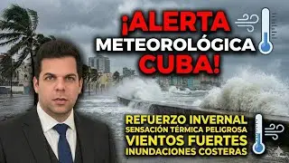 ​¡ALERTA EN CUBA! 🌬️ Frente Ártico y Peligro de Inundaciones: El Malecón bajo asedio