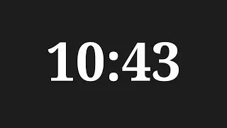 10 Minutes 43 Seconds Timer