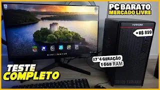 COMPREI O PC i7 4° 16GB DO MERCADO LIVRE TESTEI TUDO!
