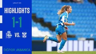 Resumen del Dépor ABANCA 1 - 1 CA TENERIFE