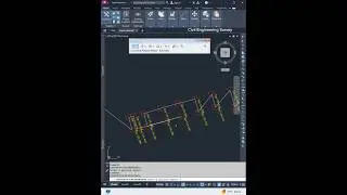 Automatic Column Top Point Levels from 3D Polyline 🚀 | Civil 3D Automation #Civil3D