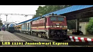 Aggression Repackaged : 1st LHB Run of 12101 JNANESHWARI Express (Indian Railways)