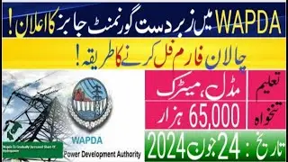 WAPDA Water And Power Development Authority Jobs June 2024 | Wapda Jobs In Urdu
