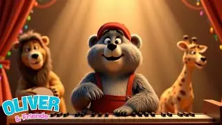 Bubba, Bubba, Bubba, Ba 🐻 Funny Bear Song for Kids | Oliver & Friends