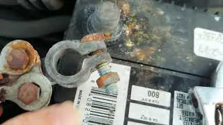 How To Remove Rusted Corroded Battery Terminals With WD40 (Special Guest: My Nan, My Heart💜)