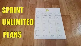 SPRINT UNLIMITED PLUS AND UNLIMITED BASIC PLANS!!!