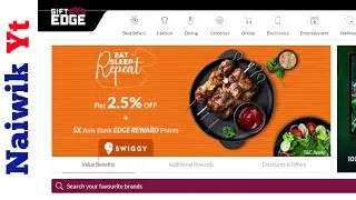 How to Buy Gift Voucher from Axis Gift Edge portal