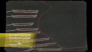 96 - 81063 - Bill Namiayangwa 'An attack by war canoes'  c.1955