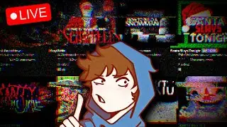🔴 (SHORTS) WORDLE + CHRISTMAS HORROR GAMES TODAY!!! (MERRY CHRISTMAS!!!)