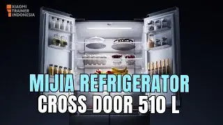 Penyimpanan makanan besar dengan Mijia Refrigerator Cross Door 510 L