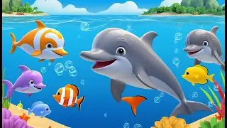 Baby Dolphin&rsquo;s Lost Boat Adventure | Funny and Cute Kids Nursery Rhyme Animation