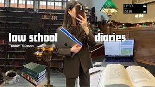 a productive week in law school 📚 5am morning routine, assignments, lectures, studying, living alone
